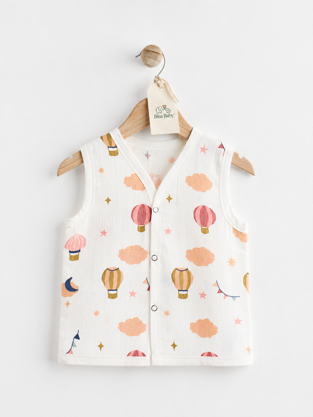 Air Balloon Print Muslin Jabla
