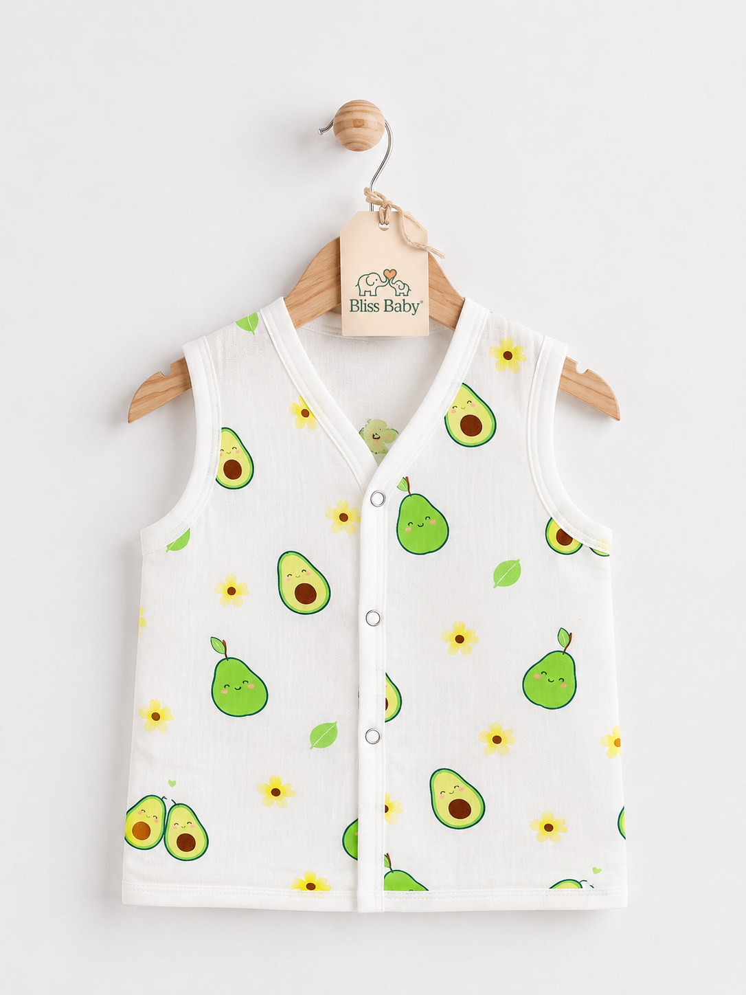 Avocado Print Muslin Jabla